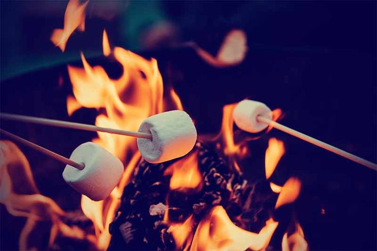 Marshmallow grillen